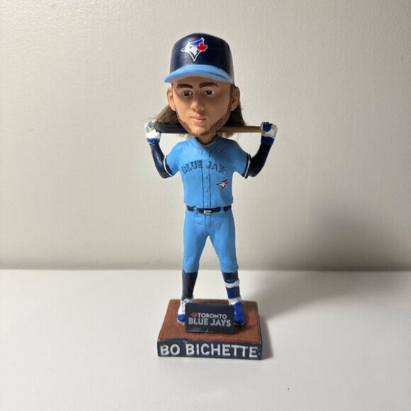 BDA Sports Other - Preowned BO BICHETTE "BO FLOW" TORONTO BLUE JAYS BOBBLEHEAD